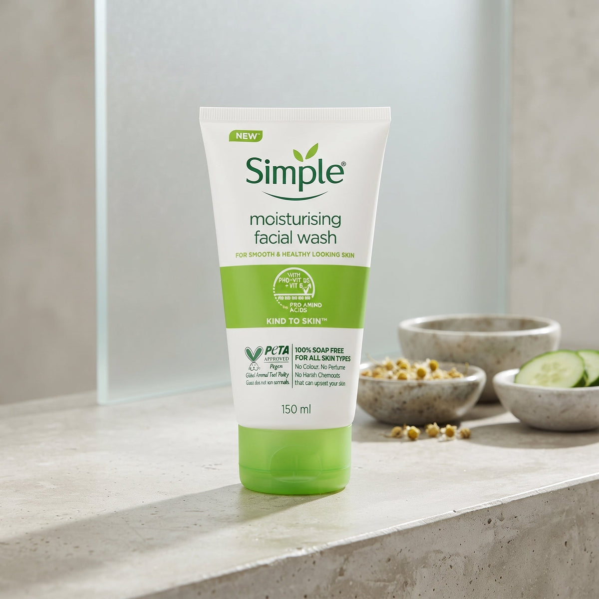 Simple Moisturising Facial wash – image 3