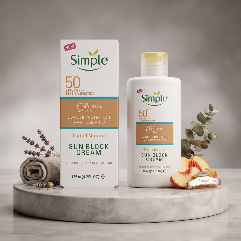 Simple Sun Block Cream SPF 50+ – image 2