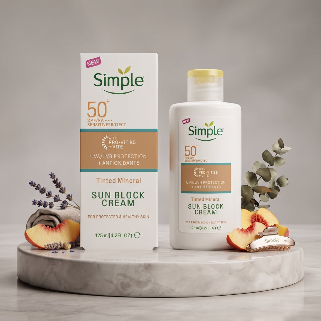 Simple Sun Block Cream SPF 50+ – image 3