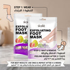 OEM/ODM Natural Herbal Pedicure Foot Spa Mask Removal Calluses Crack Heel Skin Whitening Lavender Exfoliating Foot Mask – image 4