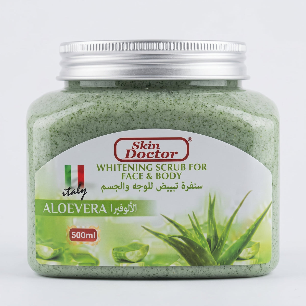 Skin Doctor Whitening Scrub For Face & Body Aloe Vera 500 g