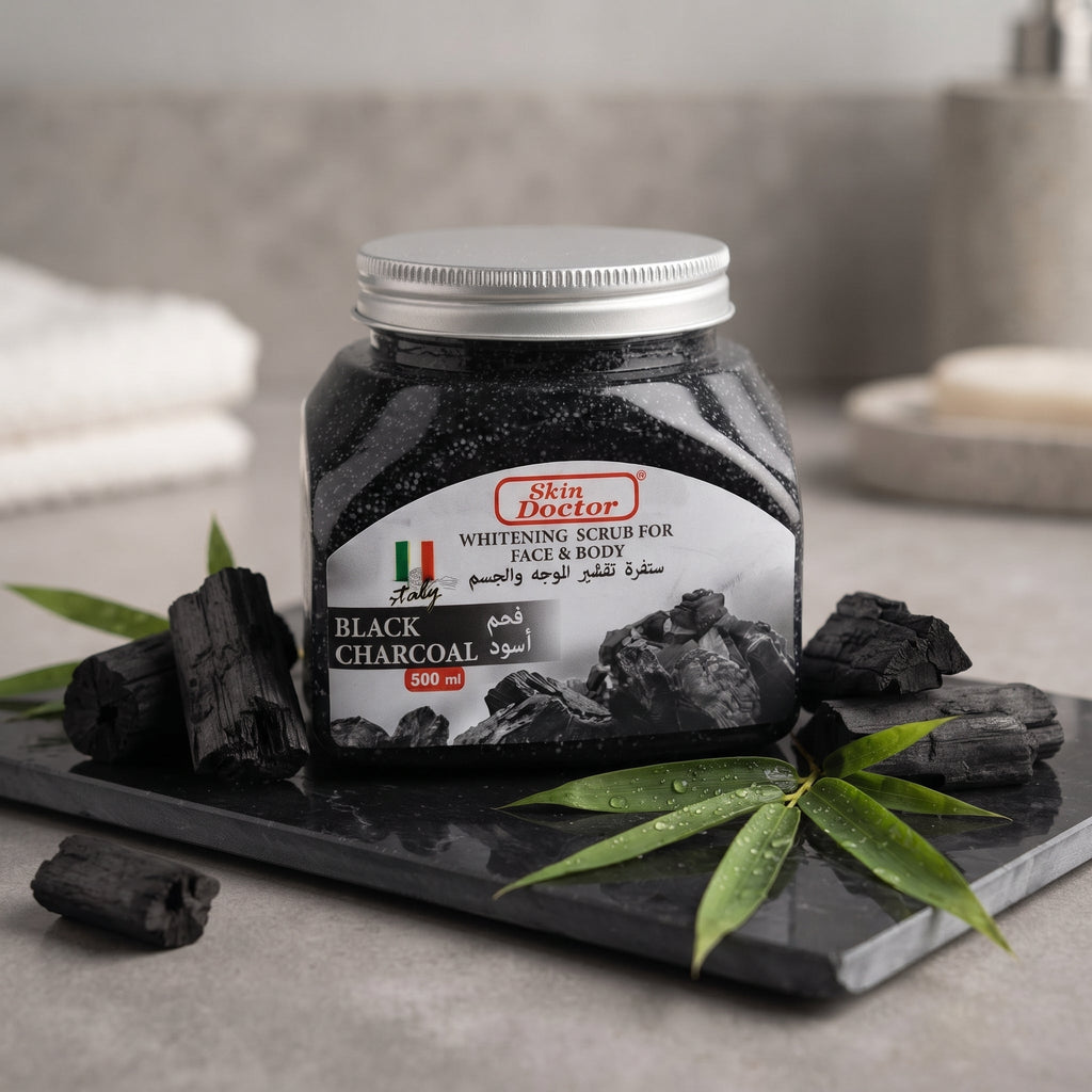 SKIN DOCTOR WHITENING SCRUB (BLACK CHARCOAL) – image 2