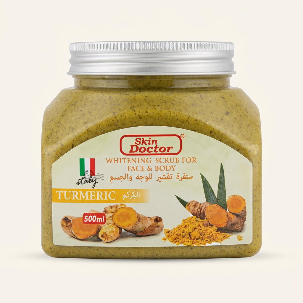 Skin Doctor Whitening Scrub For Face & Body Turmeric 500ml – image 5