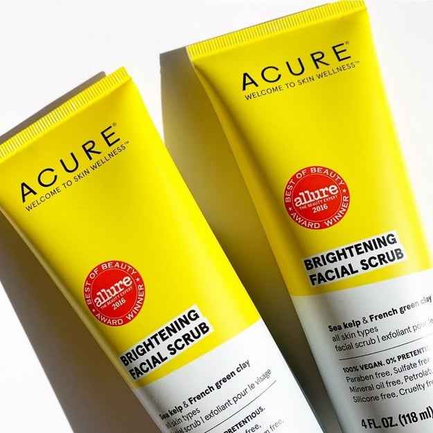 Acure Brightening Facial Scrub Sea Kelp & Green Clay