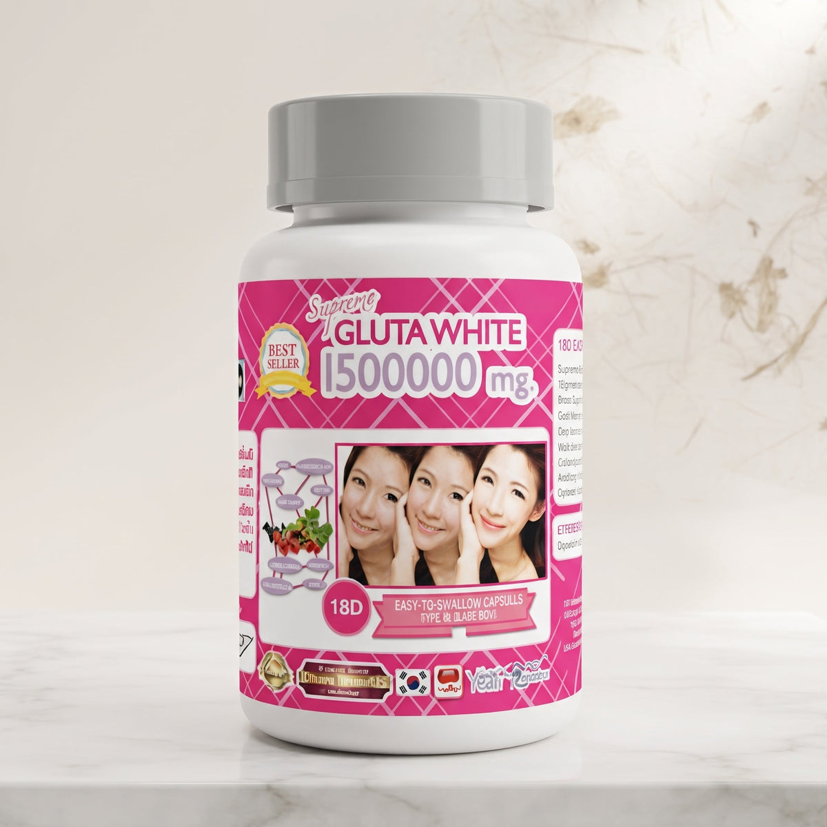 Gluta White 1500000 mg