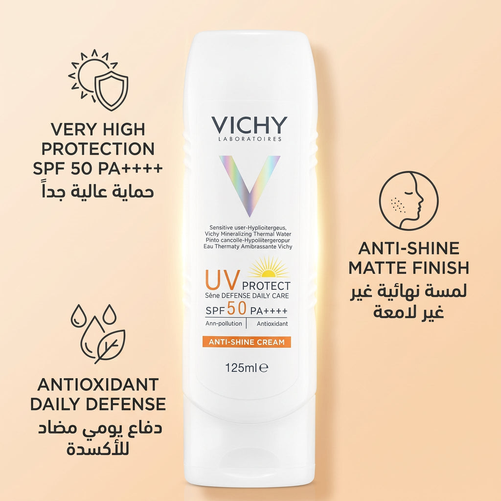 Vichy UV Protect Skin Defense Daily Anti-Shine Cream SPF 50 PA++++ – image 3